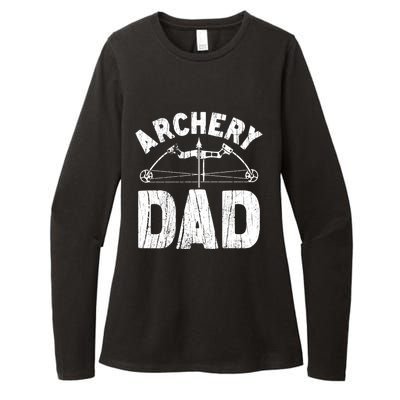 Archery Dad Archer Fathers Day Vintage Funny Gift Bow And Arrow Gift Womens CVC Long Sleeve Shirt