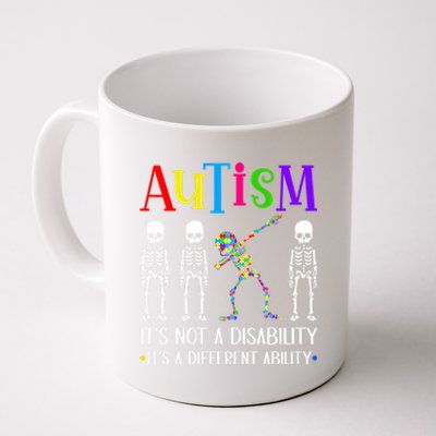 Autism Different Ability Autistic Dabbing Skeleton Meaningful Gift Coffee Mug