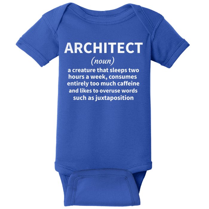 Architect Definition Architecture Student Architect Gift Baby Bodysuit