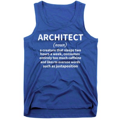 Architect Definition Architecture Student Architect Gift Tank Top