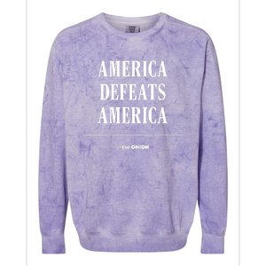 America Defeats America Colorblast Crewneck Sweatshirt