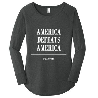 America Defeats America Women's Perfect Tri Tunic Long Sleeve Shirt