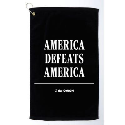America Defeats America Golf Towel