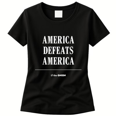 America Defeats America Womens T-Shirt