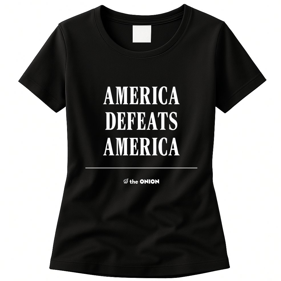 America Defeats America Womens T-Shirt