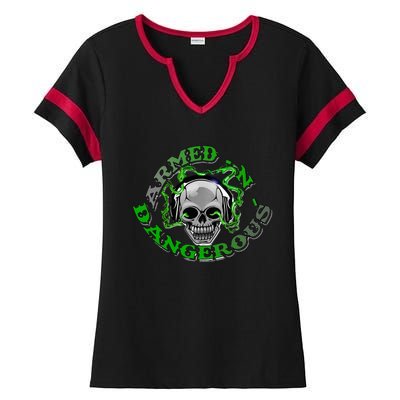 Armedn Dangerous Ladies Halftime Notch Neck Tee