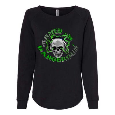 Armedn Dangerous Womens California Wash Sweatshirt