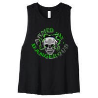 Armedn Dangerous Women's Racerback Cropped Tank