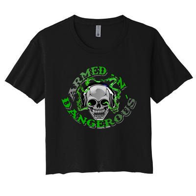 Armedn Dangerous Women's Crop Top Tee