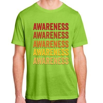 Awareness Definition Awareness Meaningful Gift Adult ChromaSoft Performance T-Shirt