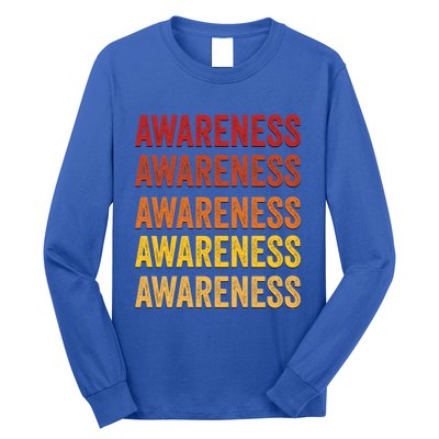 Awareness Definition Awareness Meaningful Gift Long Sleeve Shirt