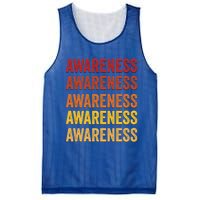 Awareness Definition Awareness Meaningful Gift Mesh Reversible Basketball Jersey Tank