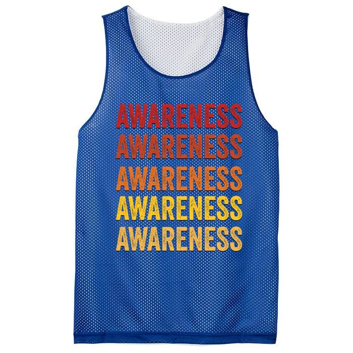 Awareness Definition Awareness Meaningful Gift Mesh Reversible Basketball Jersey Tank