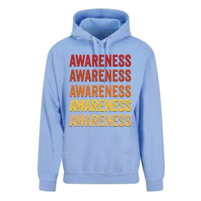 Awareness Definition Awareness Meaningful Gift Unisex Surf Hoodie