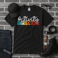 Activity Director Appreciation Groovy Activity Coordinator By Activity Director Activity Pro Tall T-Shirt