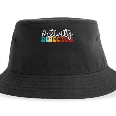 Activity Director Appreciation Groovy Activity Coordinator By Activity Director Activity Pro Sustainable Bucket Hat