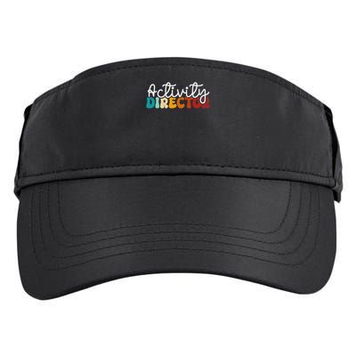 Activity Director Appreciation Groovy Activity Coordinator By Activity Director Activity Pro Adult Drive Performance Visor
