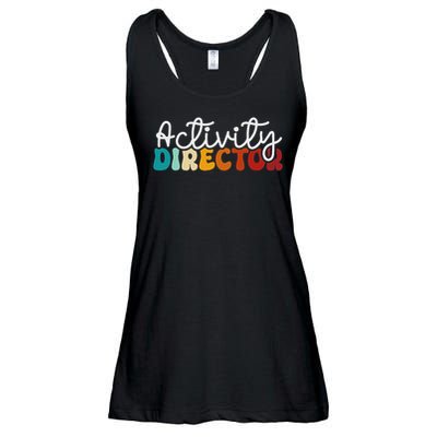 Activity Director Appreciation Groovy Activity Coordinator By Activity Director Activity Pro Ladies Essential Flowy Tank