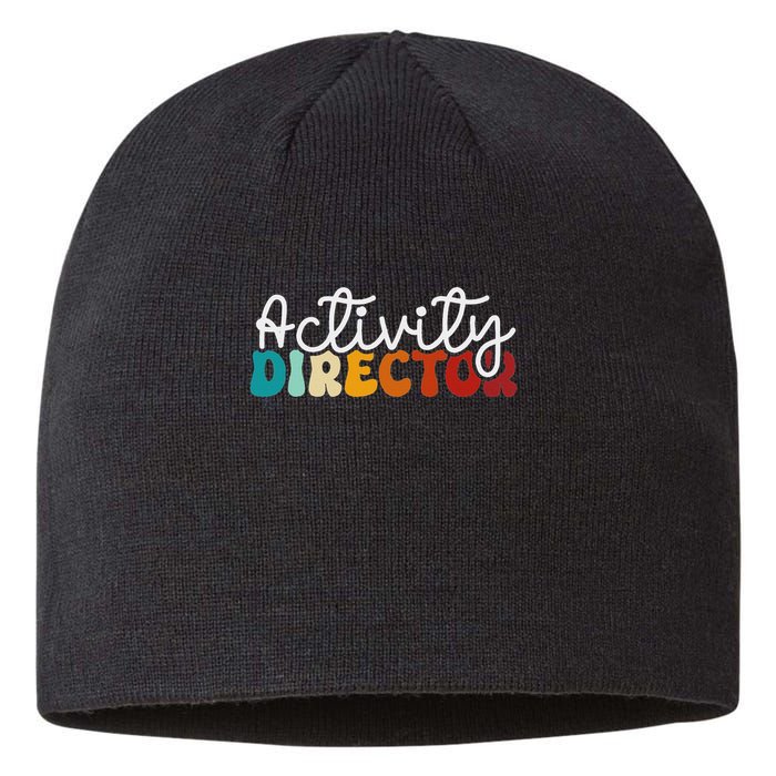 Activity Director Appreciation Groovy Activity Coordinator By Activity Director Activity Pro Sustainable Beanie