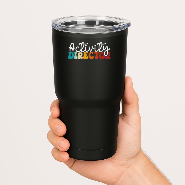 Activity Director Appreciation Groovy Activity Coordinator By Activity Director Activity Pro Tumbler