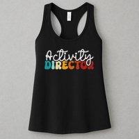 Activity Director Appreciation Groovy Activity Coordinator By Activity Director Activity Pro Womens Tank Top