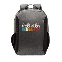 Activity Director Appreciation Groovy Activity Coordinator By Activity Director Activity Pro Vector Backpack