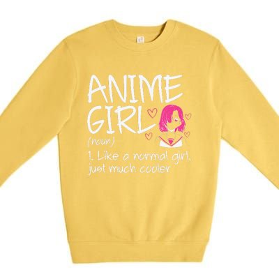 Anime  Definition Anime Lovers Merch  Premium Crewneck Sweatshirt