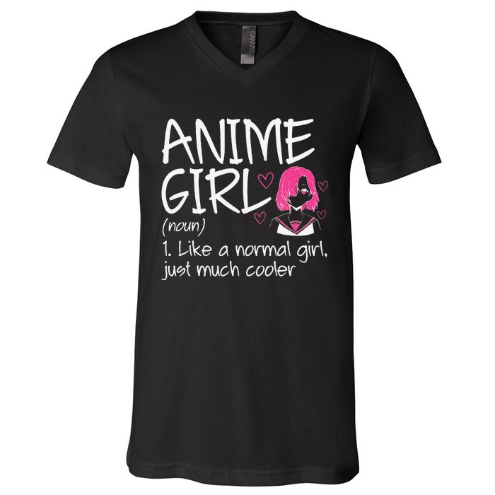 Anime  Definition Anime Lovers Merch  V-Neck T-Shirt