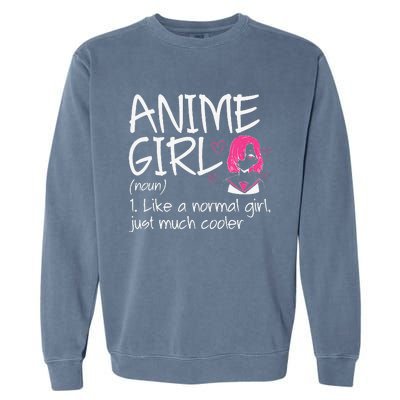 Anime  Definition Anime Lovers Merch  Garment-Dyed Sweatshirt