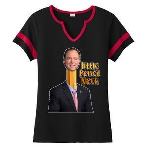 Adam Schiff Little Pencil Neck Ladies Halftime Notch Neck Tee