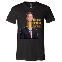 Adam Schiff Little Pencil Neck V-Neck T-Shirt