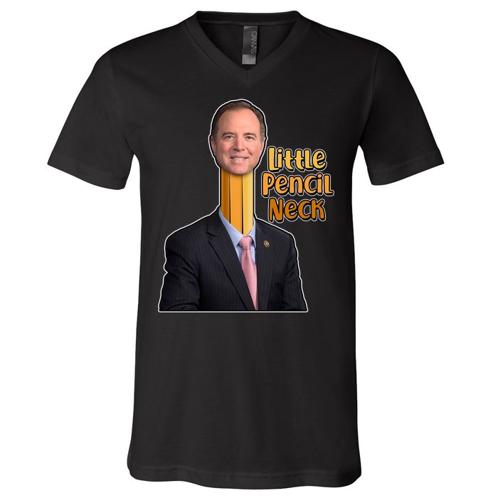 Adam Schiff Little Pencil Neck V-Neck T-Shirt