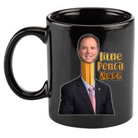 Adam Schiff Little Pencil Neck 11oz C Handle Ceramic Mug