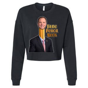 Adam Schiff Little Pencil Neck Cropped Pullover Crew