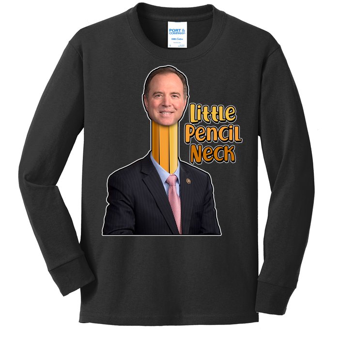 Adam Schiff Little Pencil Neck Kids Long Sleeve Shirt