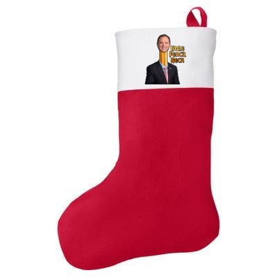 Adam Schiff Little Pencil Neck Felt Holiday Christmas Stocking