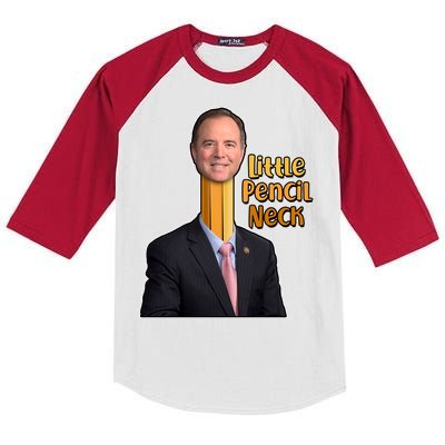 Adam Schiff Little Pencil Neck Kids Colorblock Raglan Jersey