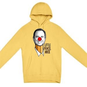 Adam Schiff Little Pencil Neck Funny Trump Premium Pullover Hoodie