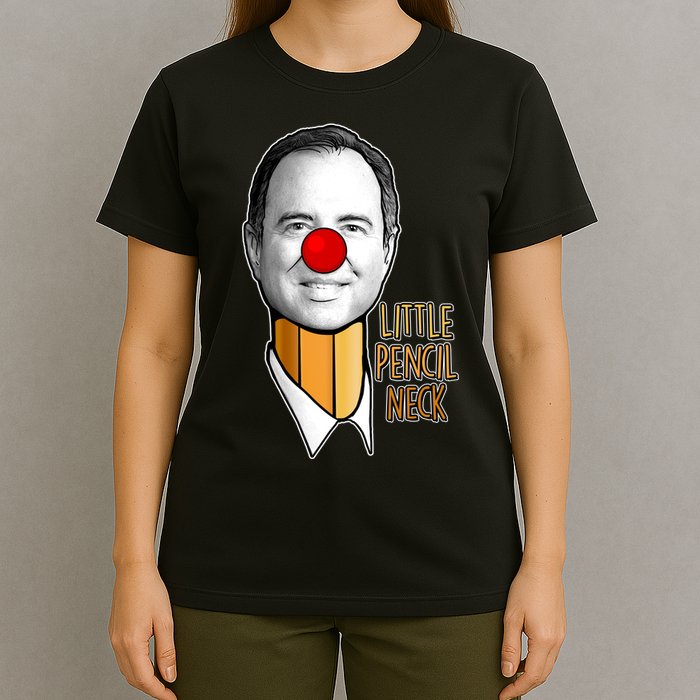 Adam Schiff Little Pencil Neck Funny Trump T-Shirt