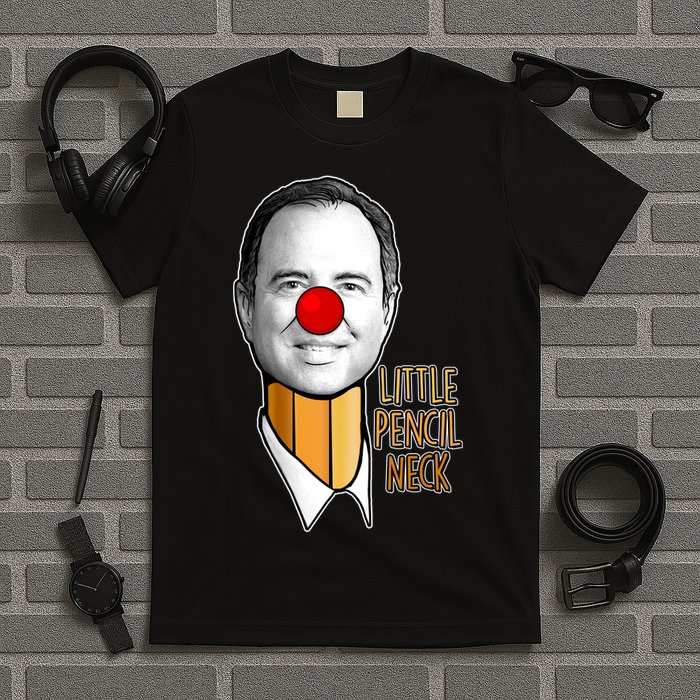 Adam Schiff Little Pencil Neck Funny Trump T-Shirt