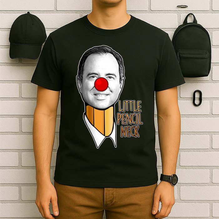 Adam Schiff Little Pencil Neck Funny Trump T-Shirt