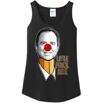 Adam Schiff Little Pencil Neck Funny Trump Ladies Essential Tank