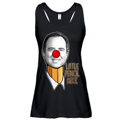 Adam Schiff Little Pencil Neck Funny Trump Ladies Essential Flowy Tank