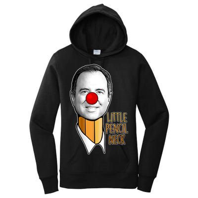 Adam Schiff Little Pencil Neck Funny Trump Women's Pullover Hoodie