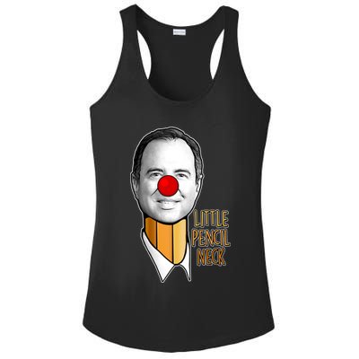 Adam Schiff Little Pencil Neck Funny Trump Ladies PosiCharge Competitor Racerback Tank