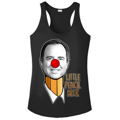 Adam Schiff Little Pencil Neck Funny Trump Ladies PosiCharge Competitor Racerback Tank