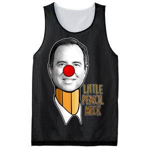 Adam Schiff Little Pencil Neck Funny Trump Mesh Reversible Basketball Jersey Tank