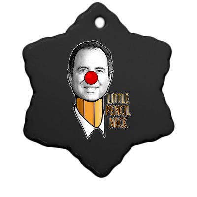 Adam Schiff Little Pencil Neck Funny Trump Ceramic Star Ornament