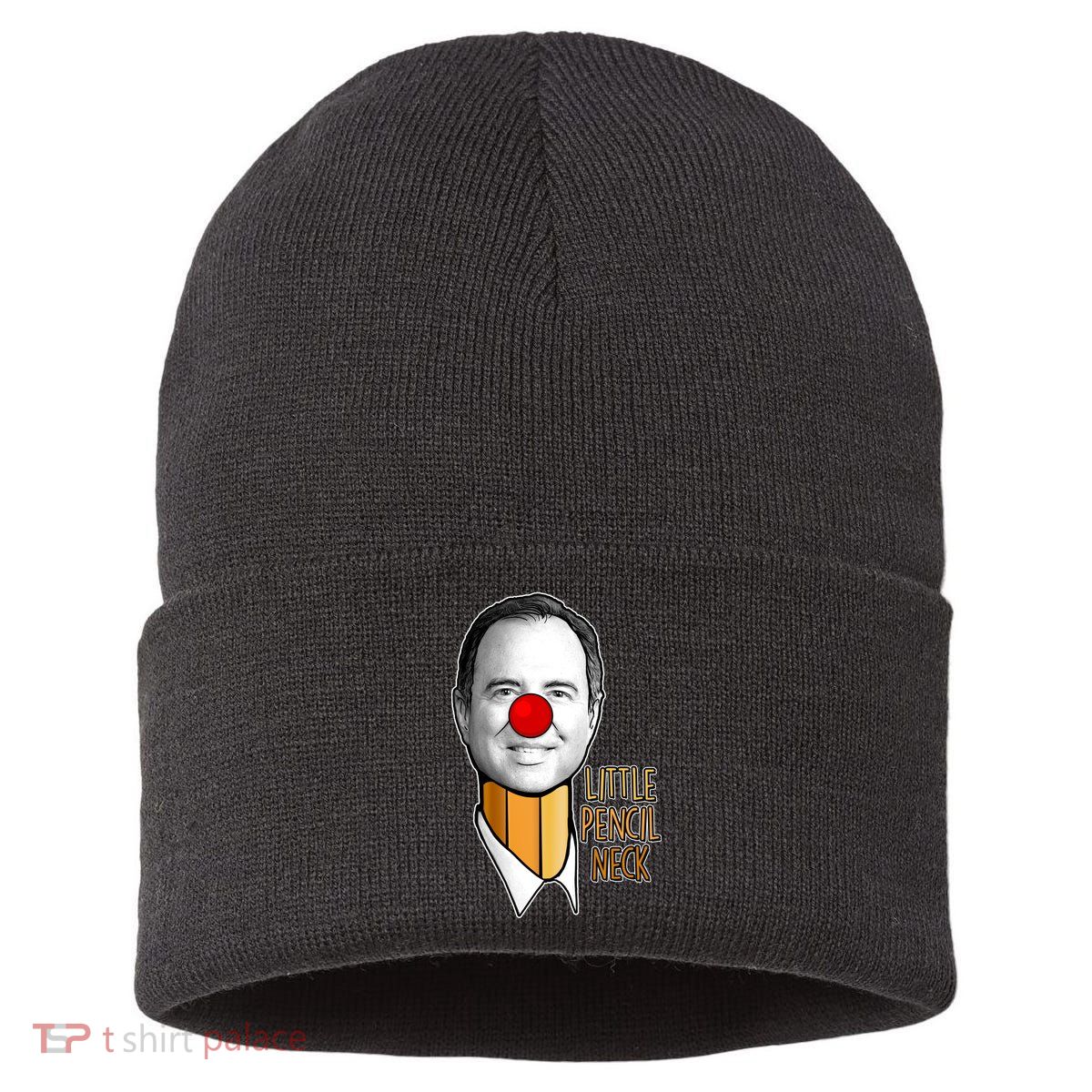 Adam Schiff Little Pencil Neck Funny Trump Sustainable Knit Beanie