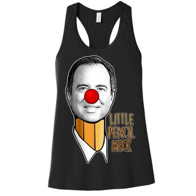 Adam Schiff Little Pencil Neck Funny Trump Women's Racerback Tank